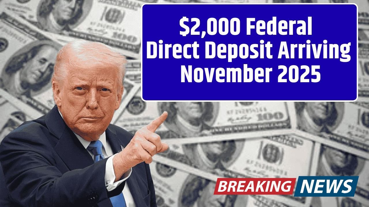 $2,000 Federal Direct Deposit Arriving